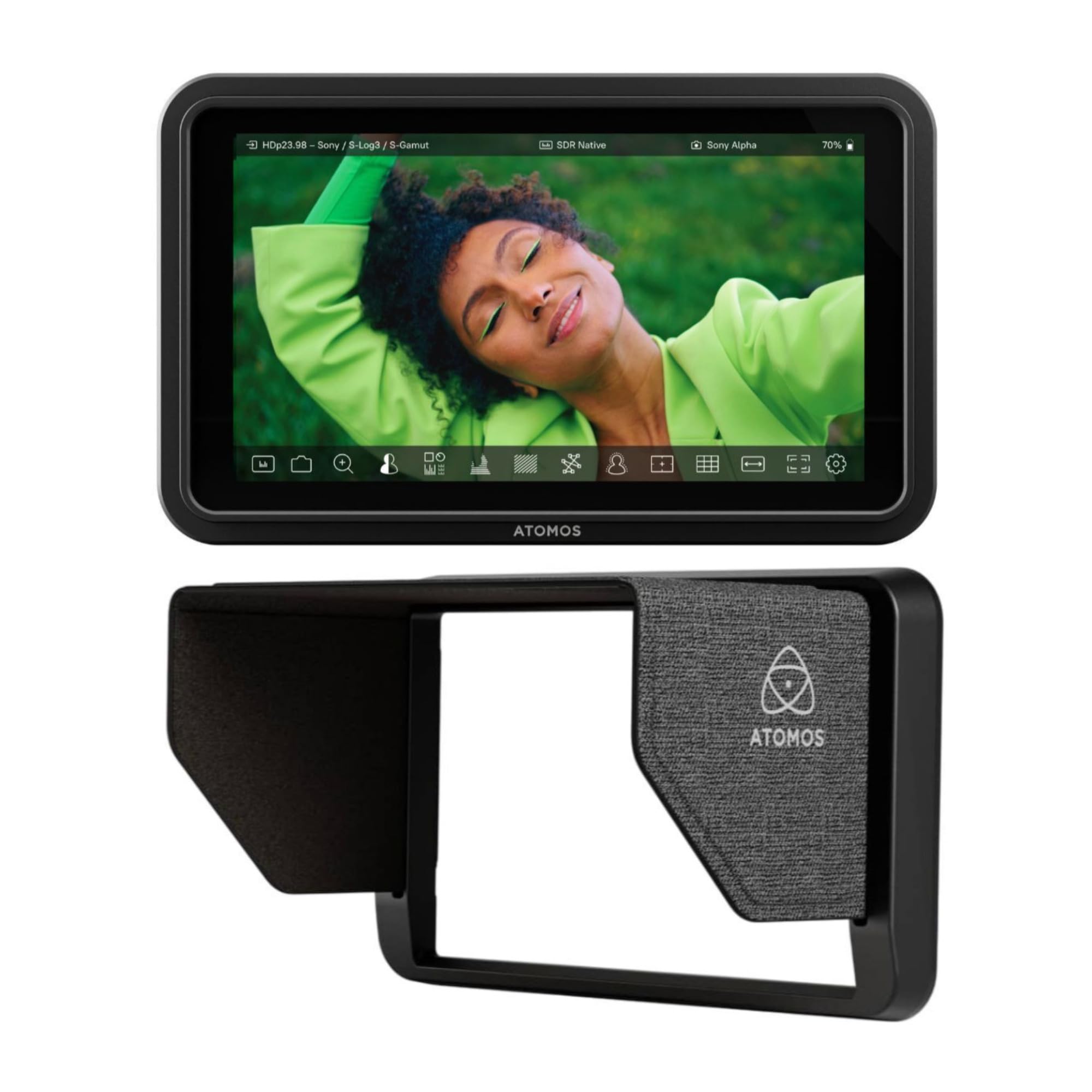 Amazon | Atomos Shinobi II HDMI 4Kモニター HDRタッチスクリーンと