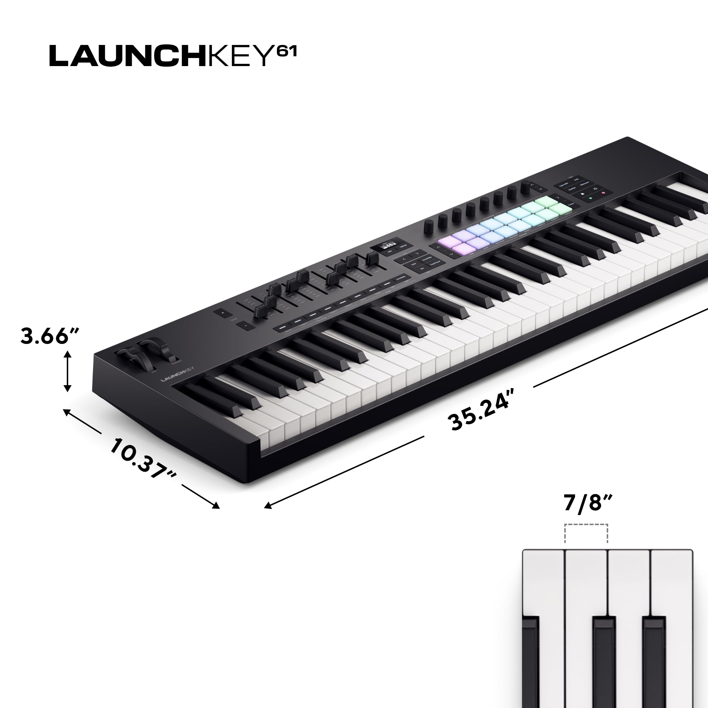 Amazon | Novation/Launchkey 61 Mk4 | MIDIキーボード | MIDI