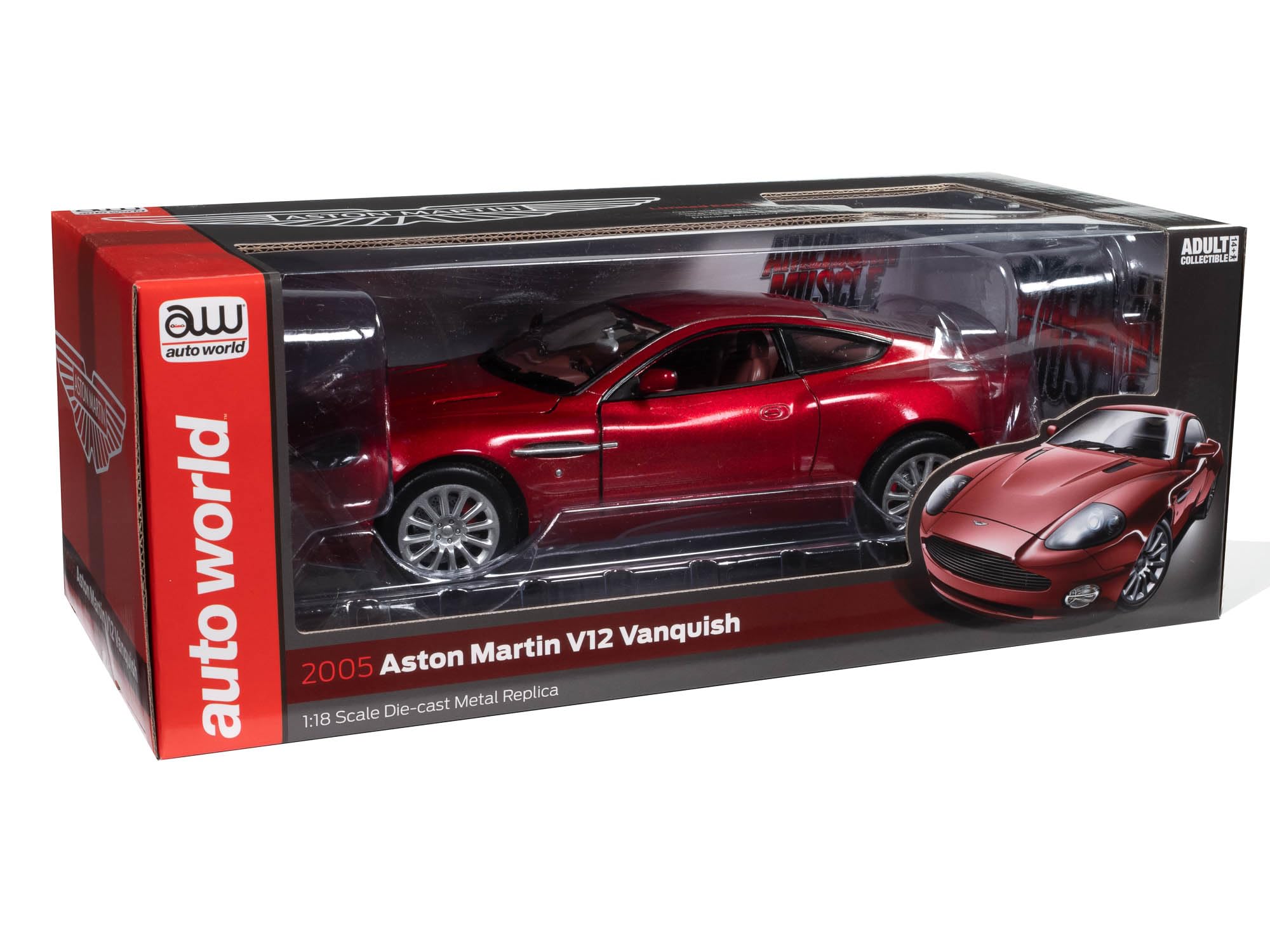 Amazon.com: Auto World 2005 Aston Martin V12 Vanquish S 1:18 Scale