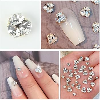Amazon.co.jp: ネイル ラインストーン 6種類 60個セット ネイルパーツ