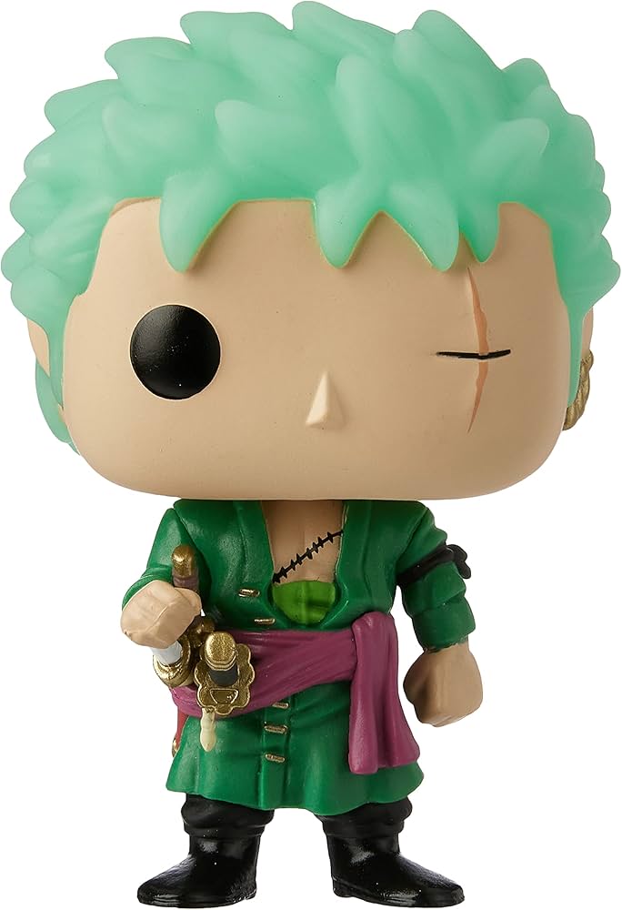 Amazon.com: Pop Animation: One Piece - Roronoa Zoro (Glows in The