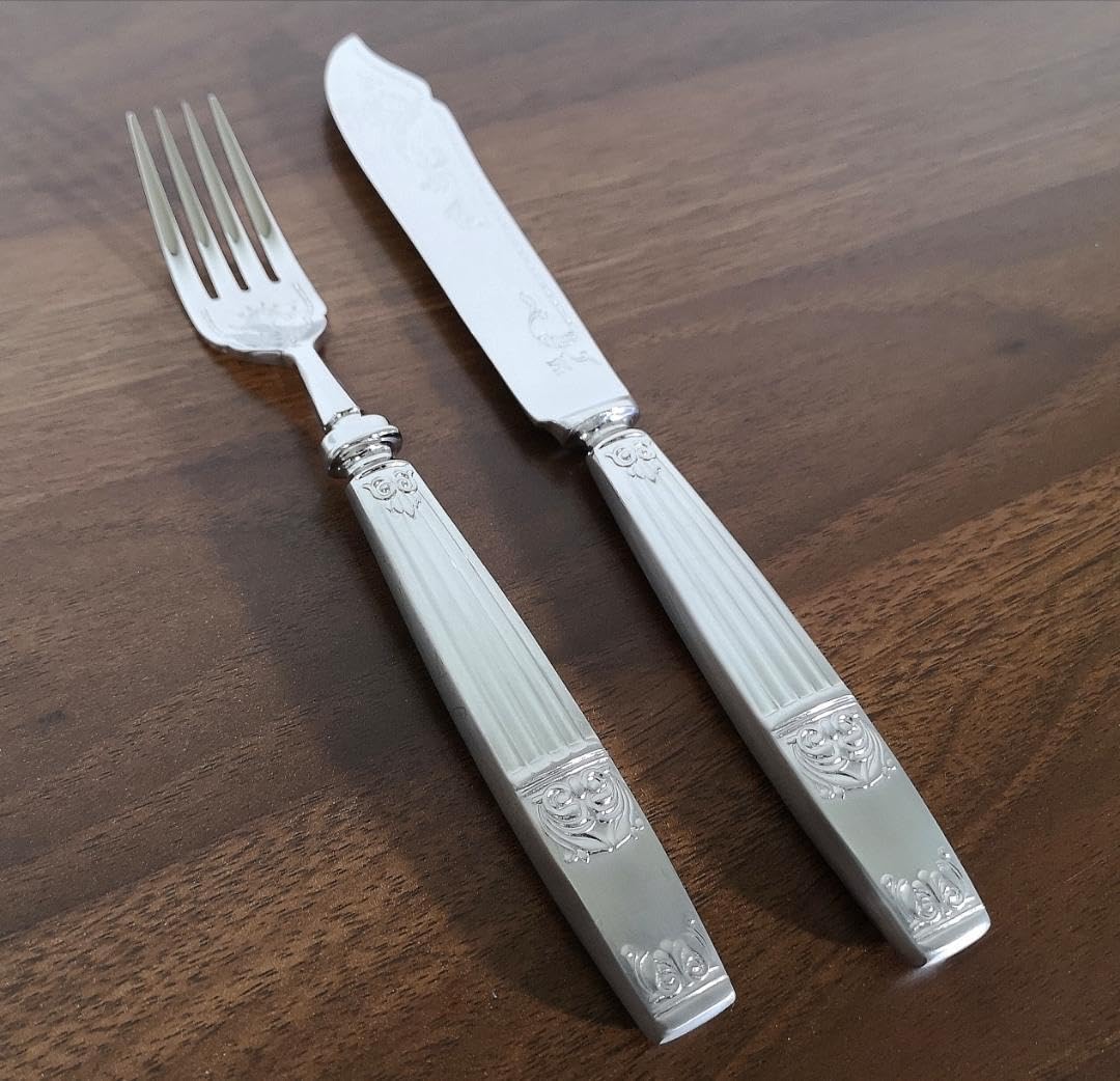 Amazon.co.jp: ラッキーウッド フィッシュナイフ1本 & フィッシュ