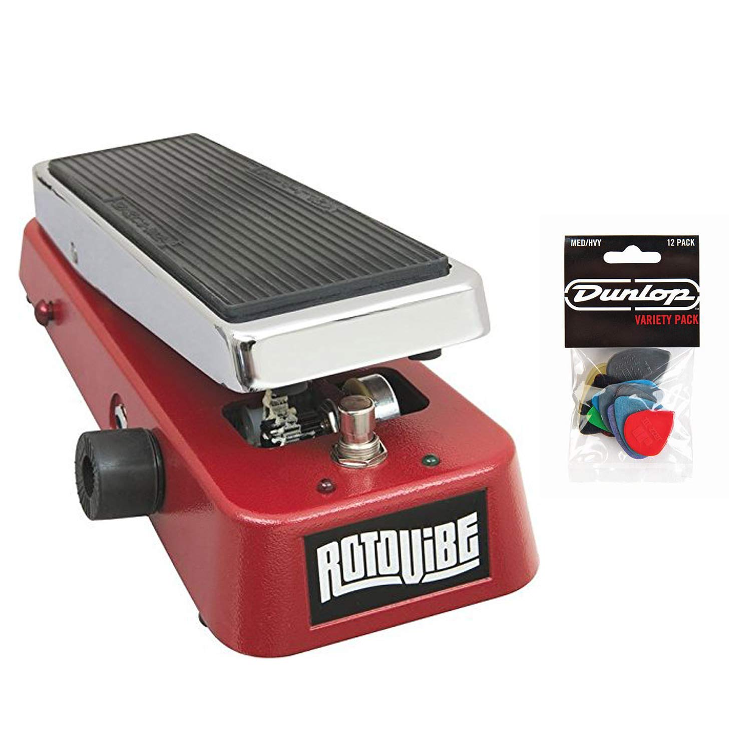 Amazon.com: Dunlop JD4S Rotovibe Guitar Vibrato and Chorus Pedal w