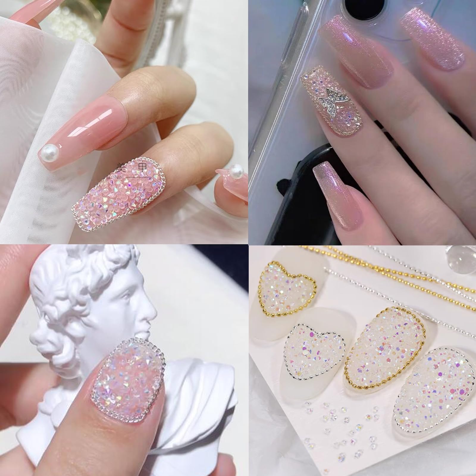 Amazon.co.jp: Doyime ウルトラミニビーズ 3D ネイルアート【15.5g】AB