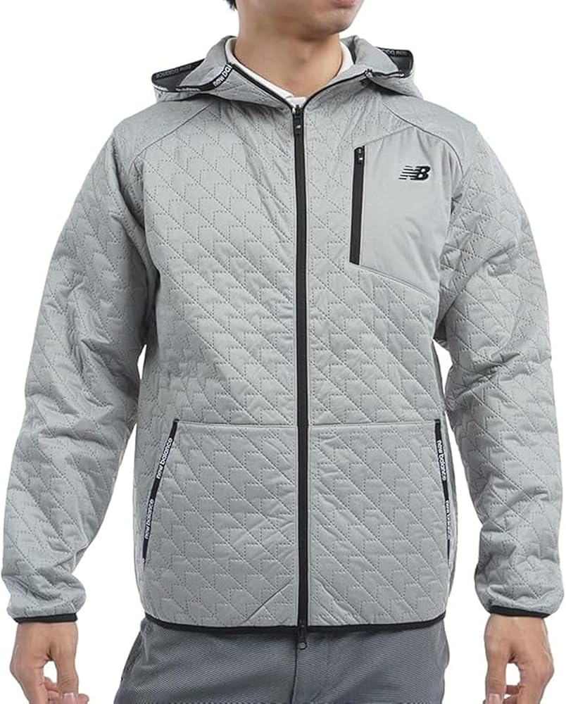 Amazon | [ニューバランス] メンズ 撥水 フルジップパーカー