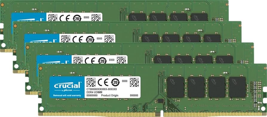 Crucial 32GB Kit (8GBx4) DDR4 2133 MT/s (PC4-17000) SR x8