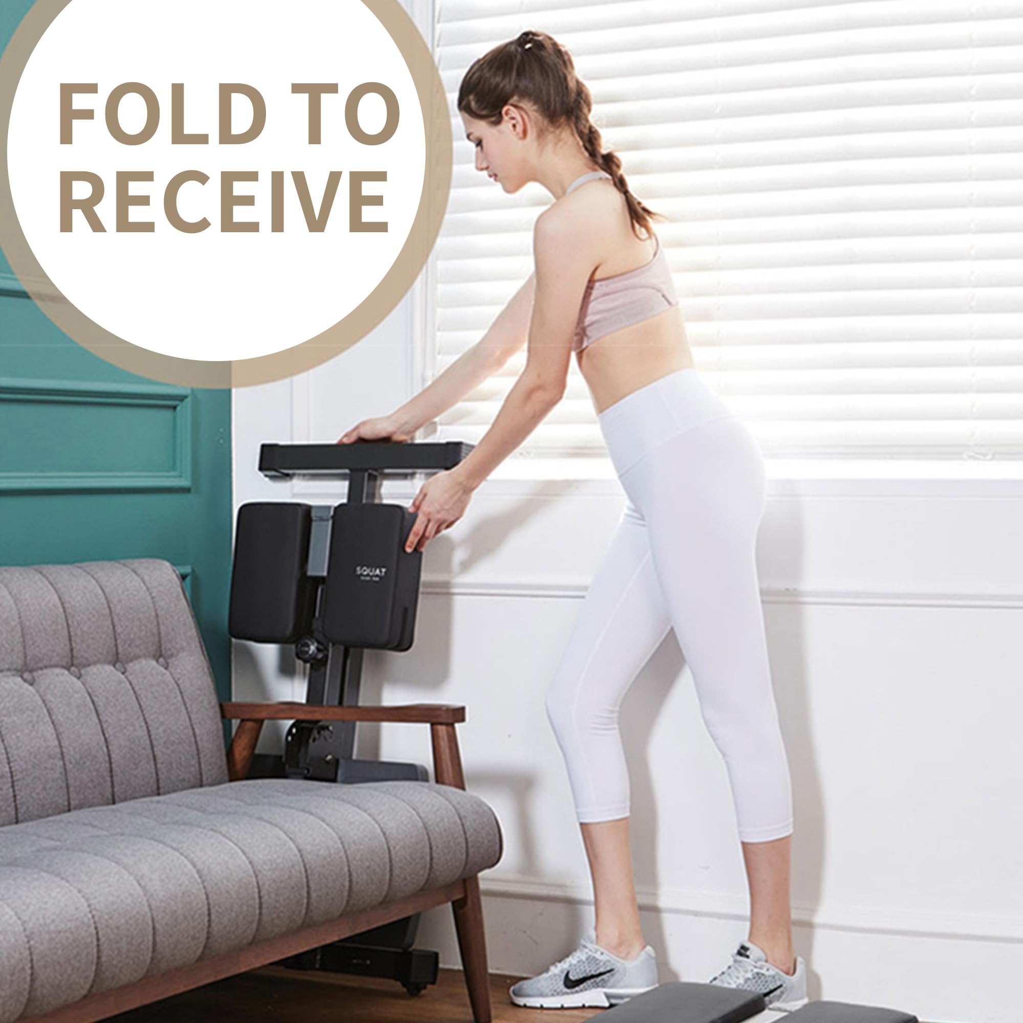 Amazon | Leikefitness 多機能スクワットマシン トレーニングマシン