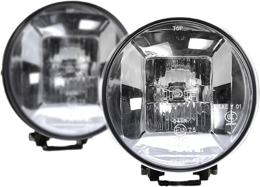 Amazon | IPF フォグランプ ハロゲン H3 丸形 直径166mm 3200K 純正色