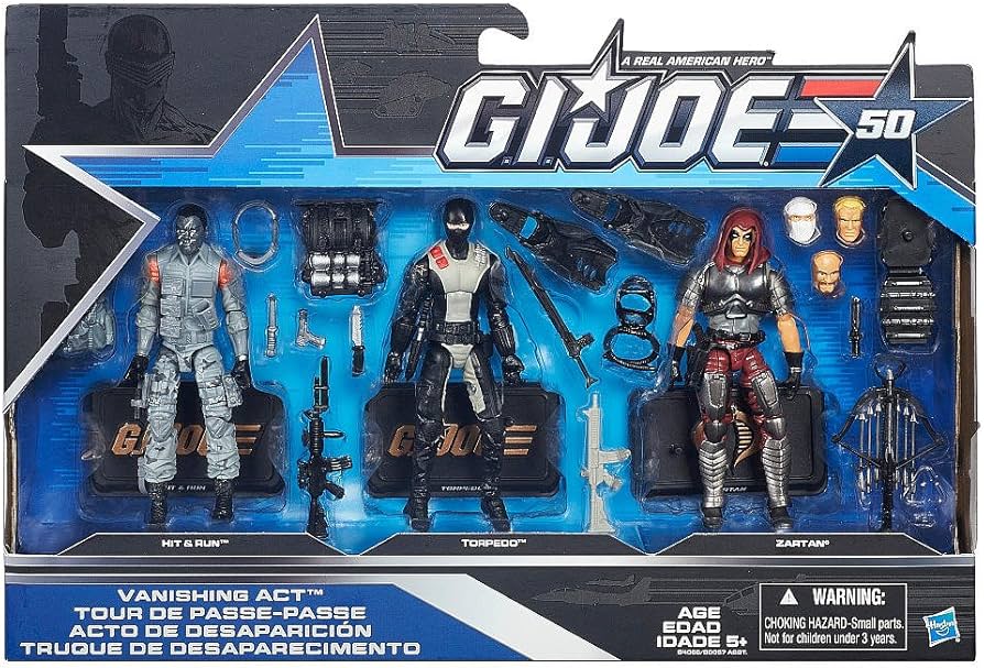 Amazon.com: G.I. Joe, 50th Anniversary, Vanishing Act Action