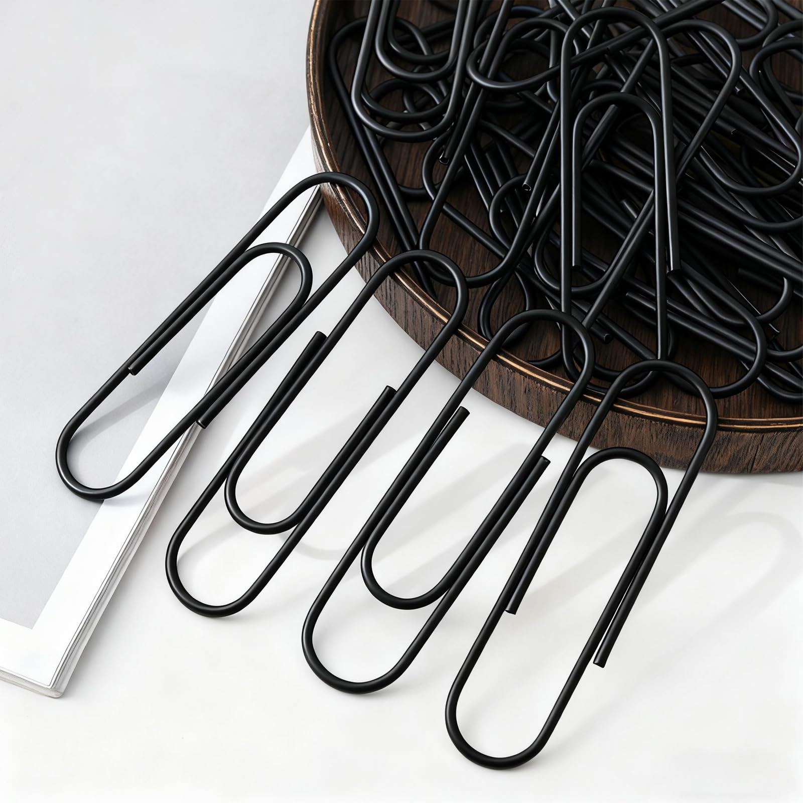 Amazon | 大型ジャンボ 長さ4インチ ペーパークリップ 100mm オフィス