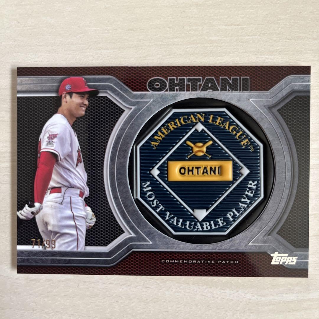 Amazon.co.jp: topps 2022 japan edition 大谷翔平 MVPパッチカード