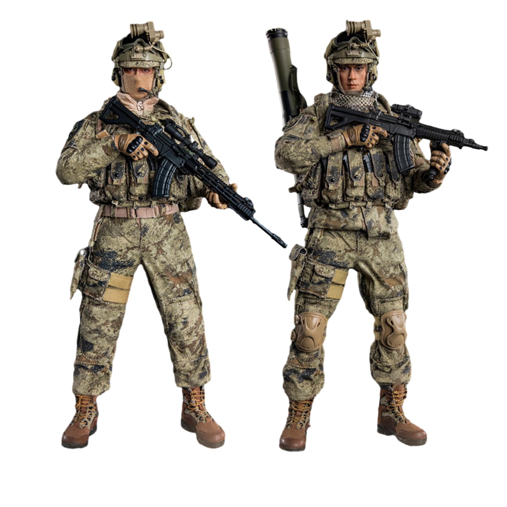 Amazon | BACALYSO | Flagset 1/6 サイズ 攻撃手 スナイパー 兵士