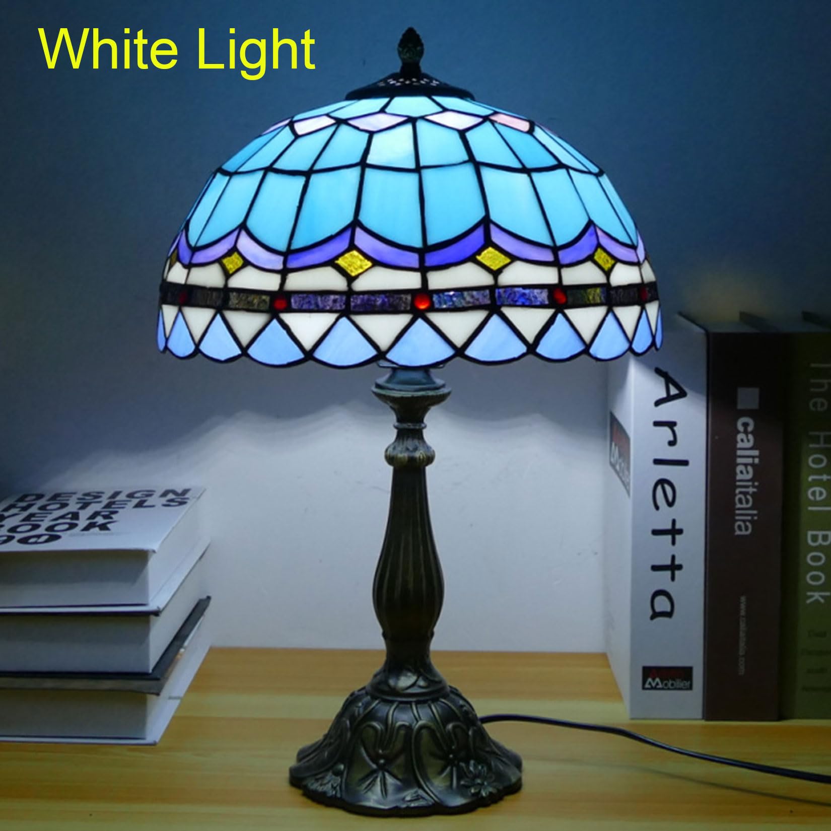 Amazon.co.jp: ティファニー テーブルランプシェード ステンドグラス