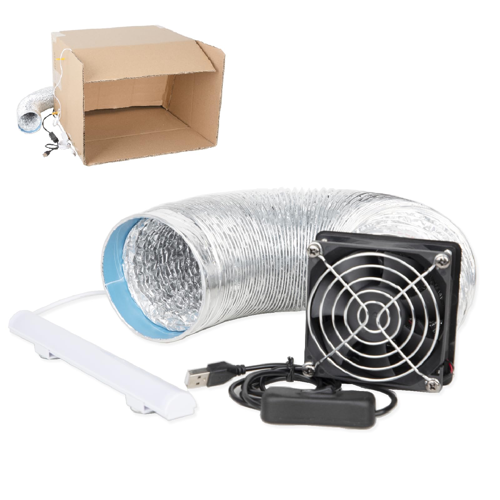 Amazon.co.jp: AKEIE 塗装ブース 自作 静音ファン ダクトホース