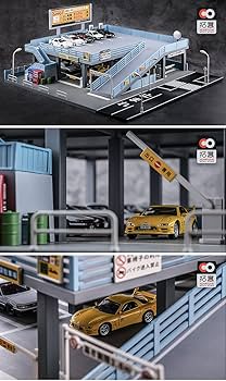 Amazon | 1/64 拓意 立体駐車場 ジオラマ | ミニカー・ダイキャスト