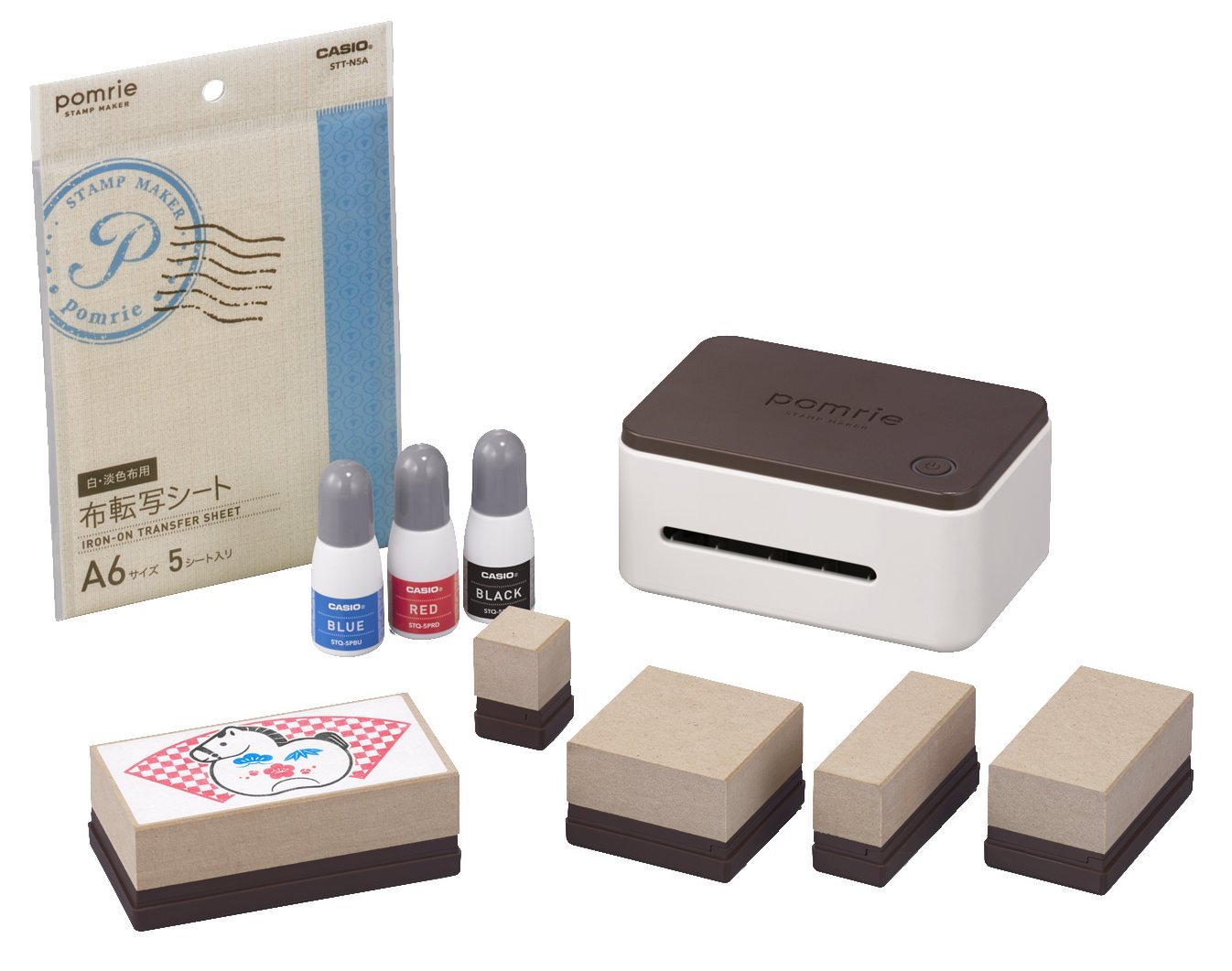 Amazon.co.jp: カシオ ラベルライター スタンプメーカー ポムリエ Wi