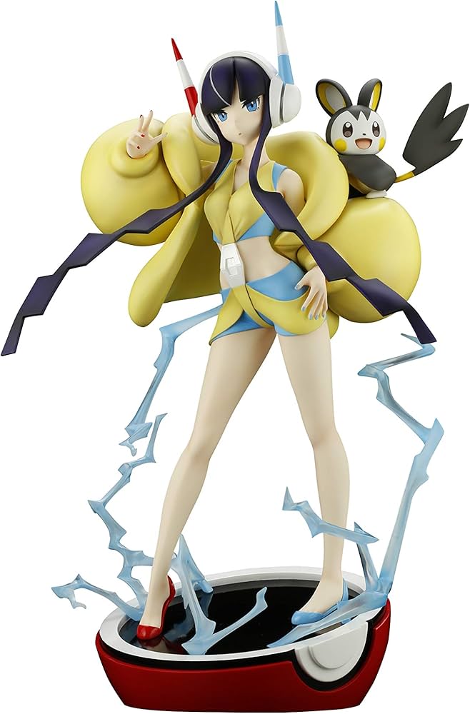 Amazon | ポケモンセンターオリジナル フィギュア カミツレ&エモンガ