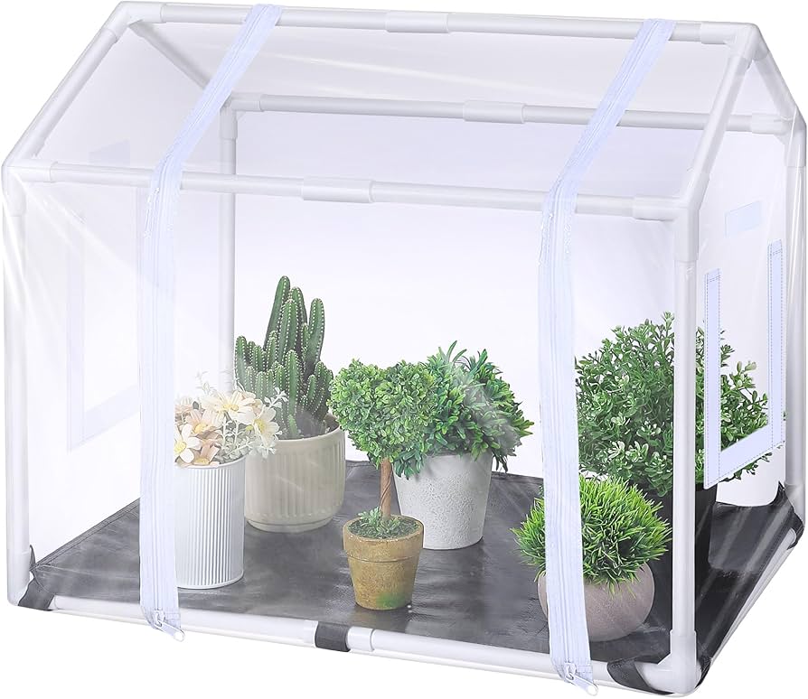Amazon.com : Mini Greenhouse with Potting Mat for Indoor Plant