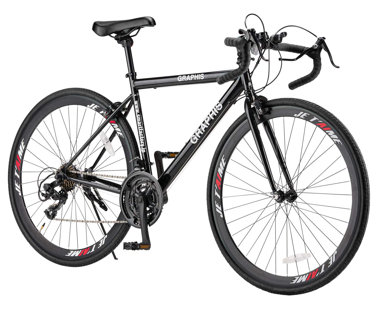 Amazon | GRAPHIS(グラフィス) ロードバイク 700x28C 21段変速