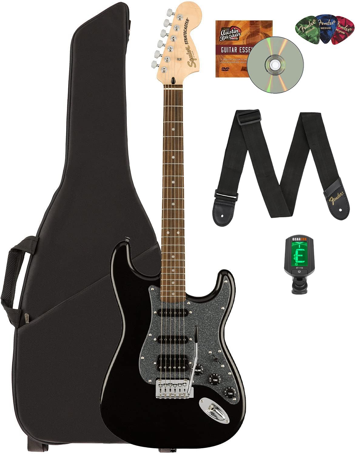 Amazon.com: Fender Squier Affinity Stratocaster HSS Limited