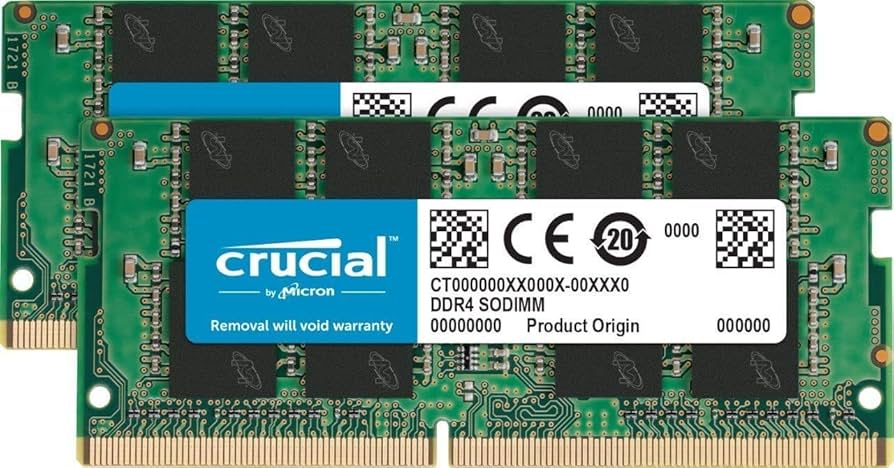 Micron Memory Bundle with 32GB (2 x 16GB) DDR4 PC4-21300 2666MHz