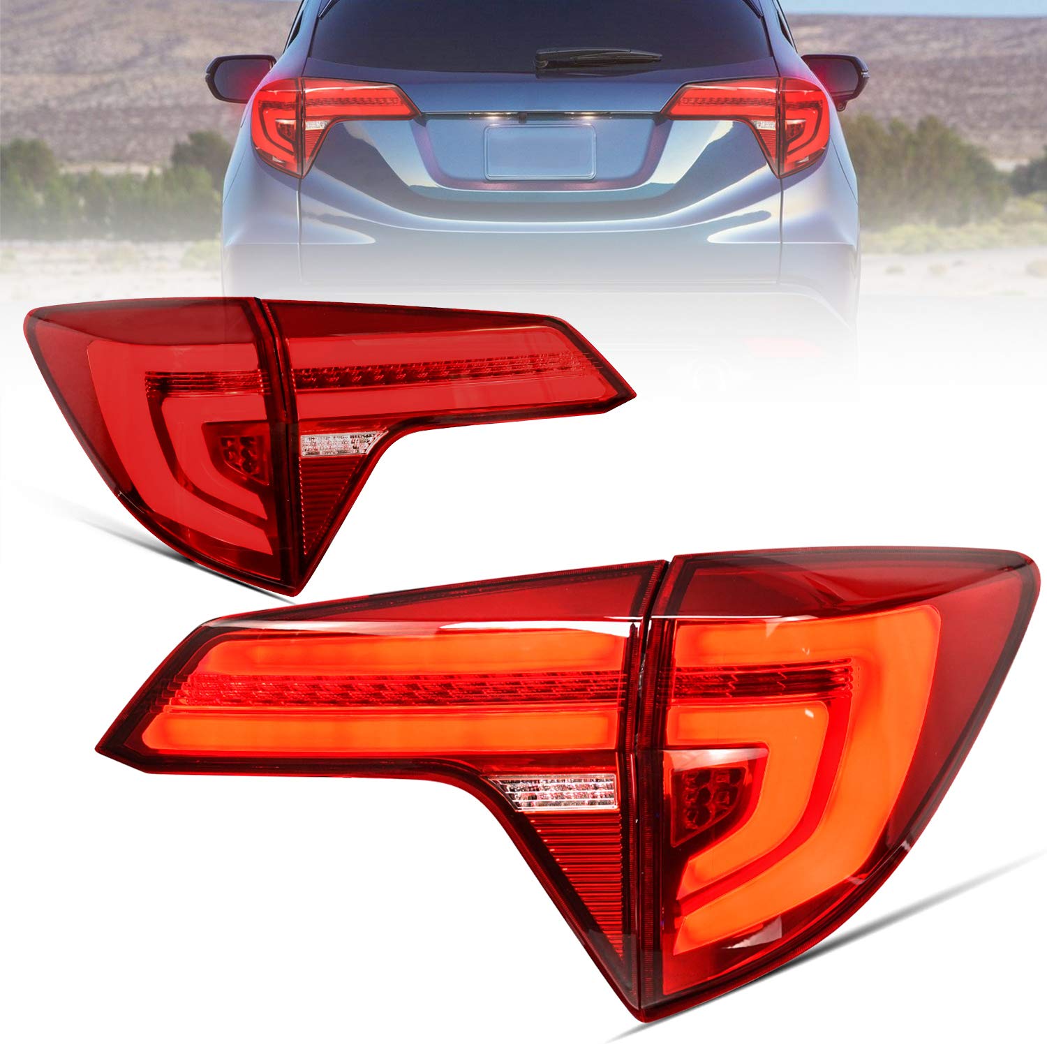 Amazon | LUYUN ホンダ ヴェゼル RU1/2/3/4型 テールランプテール