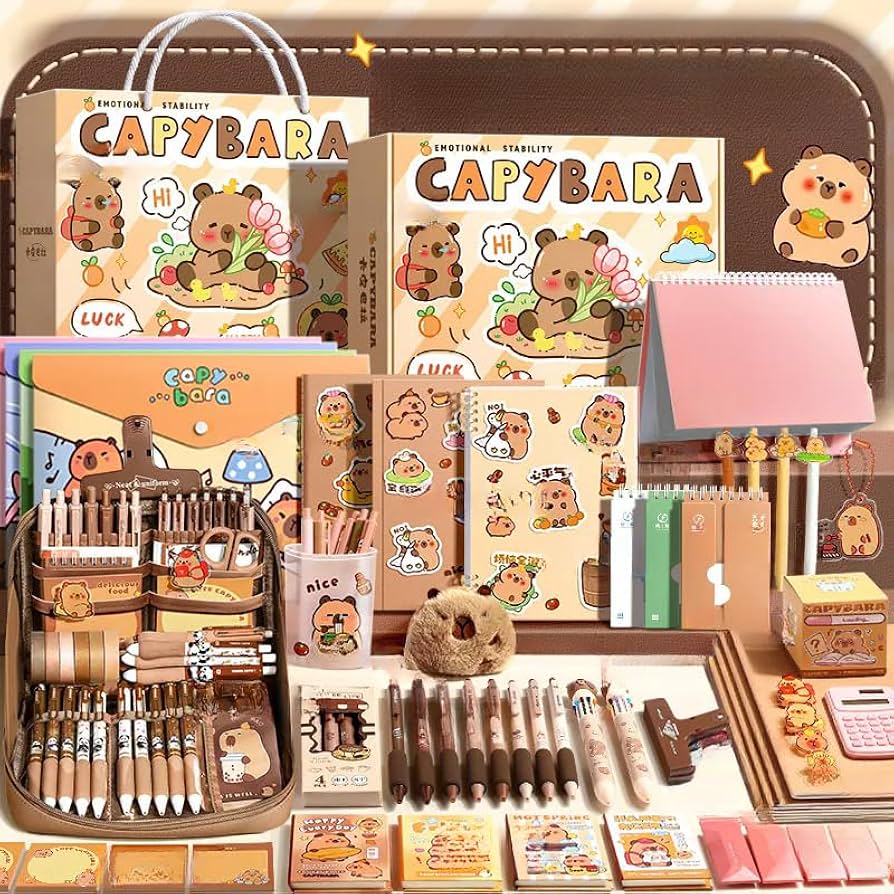 Amazon.co.jp: カピバラ グッズ 文房具セット ギフトボックス ペン