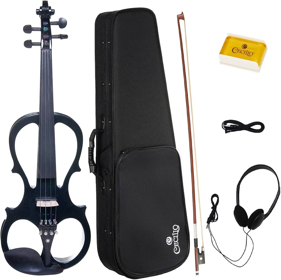 Amazon.com: Cecilio Electric Violin 4/4 Full Size Silent Violin