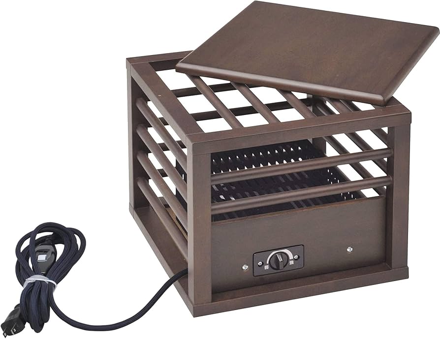 Amazon | [山善] 一人用こたつ(天板付) YMK-104 ダークブラウン 幅30