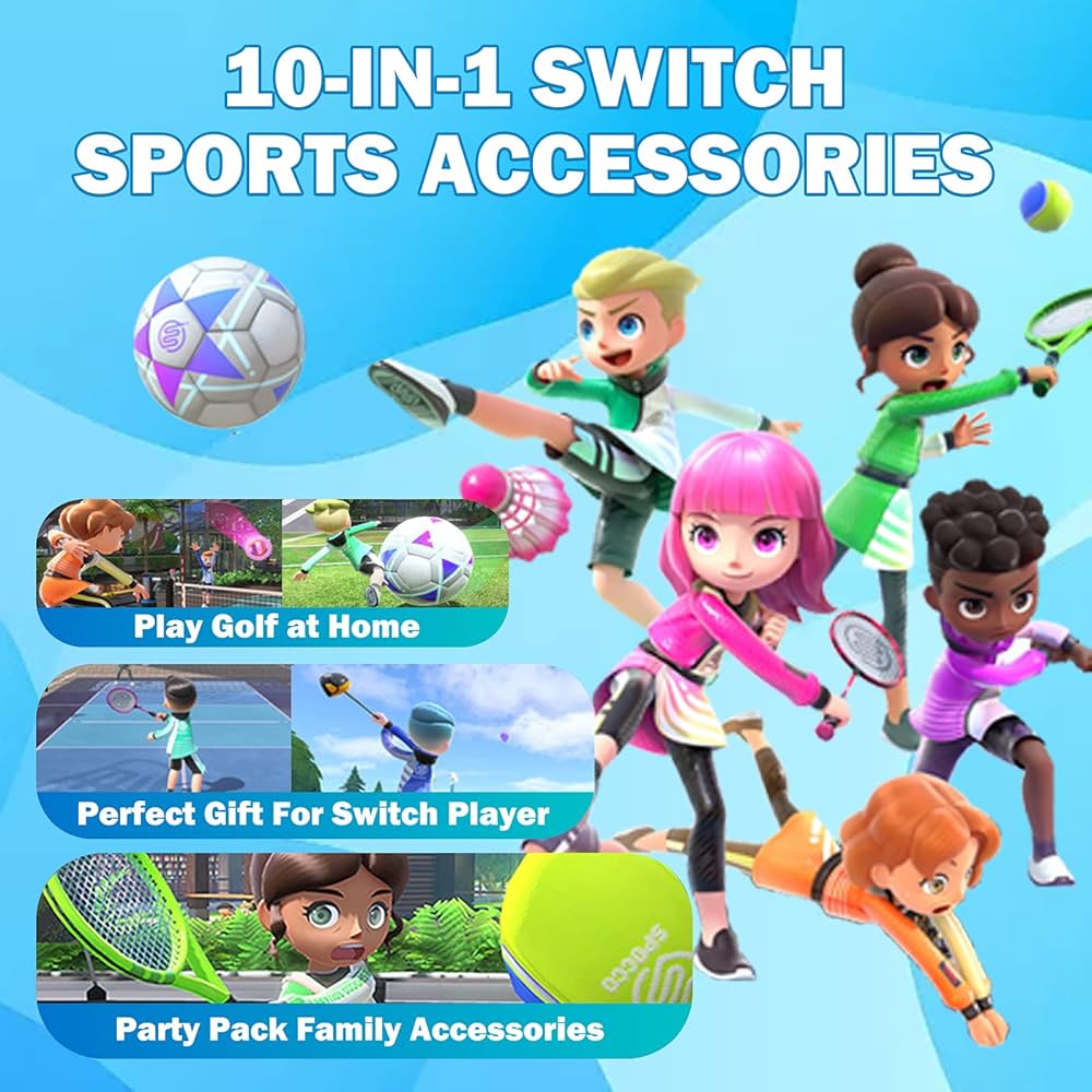 Amazon.com: Switch Sports Accessories for Nintendo Switch Games