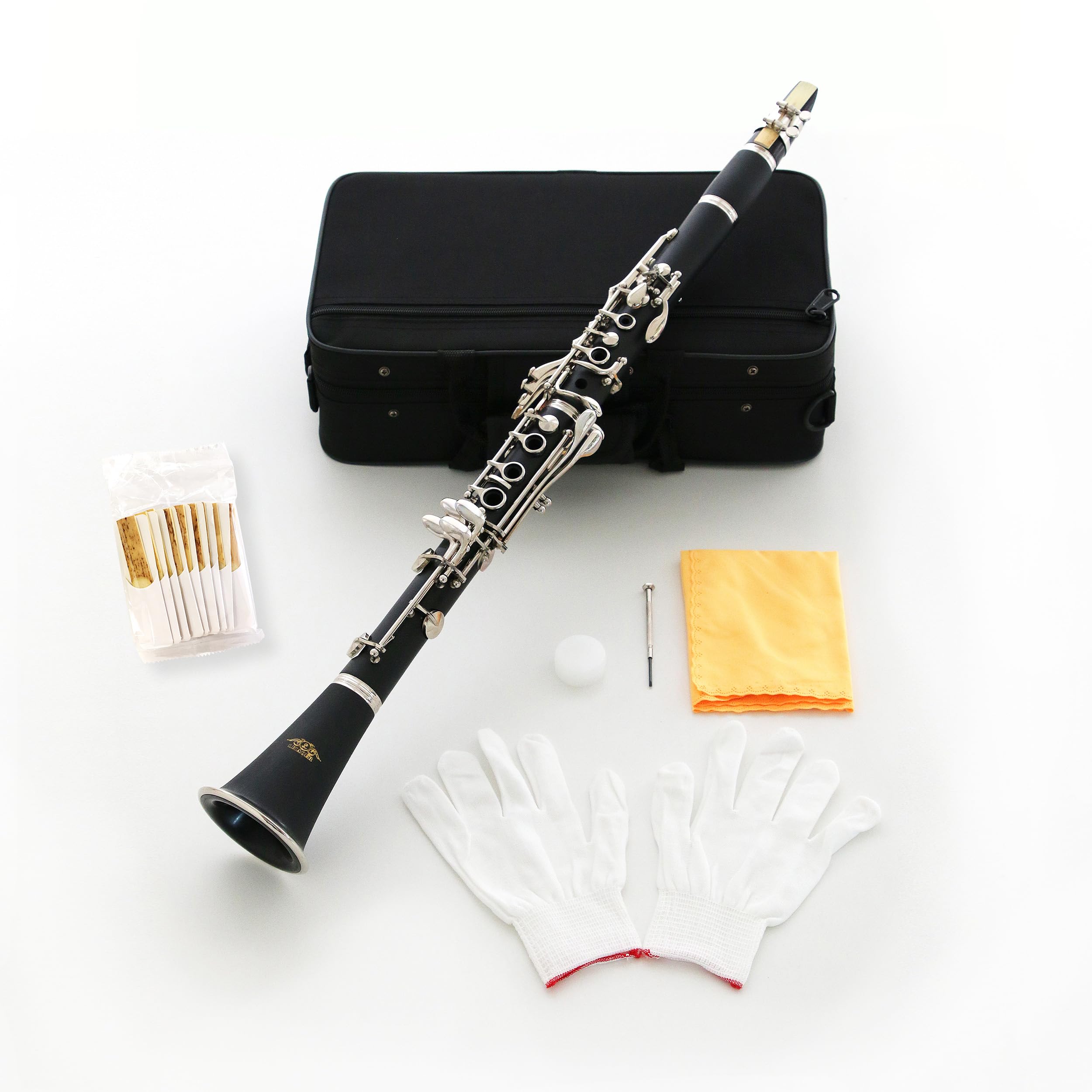 Amazon | クラリネットセット 本体 17キー B♭ ABS樹脂採用 初心者向け