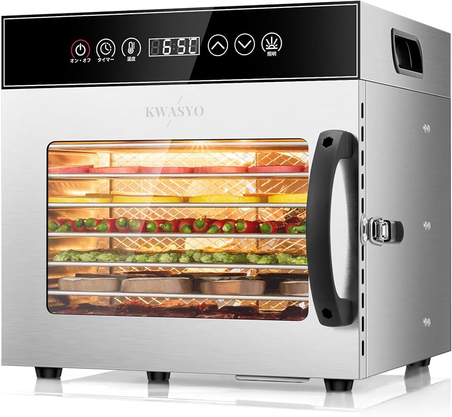 Amazon.co.jp: KWASYO フードドライヤー 8段食品乾燥機 ステンレス鋼製