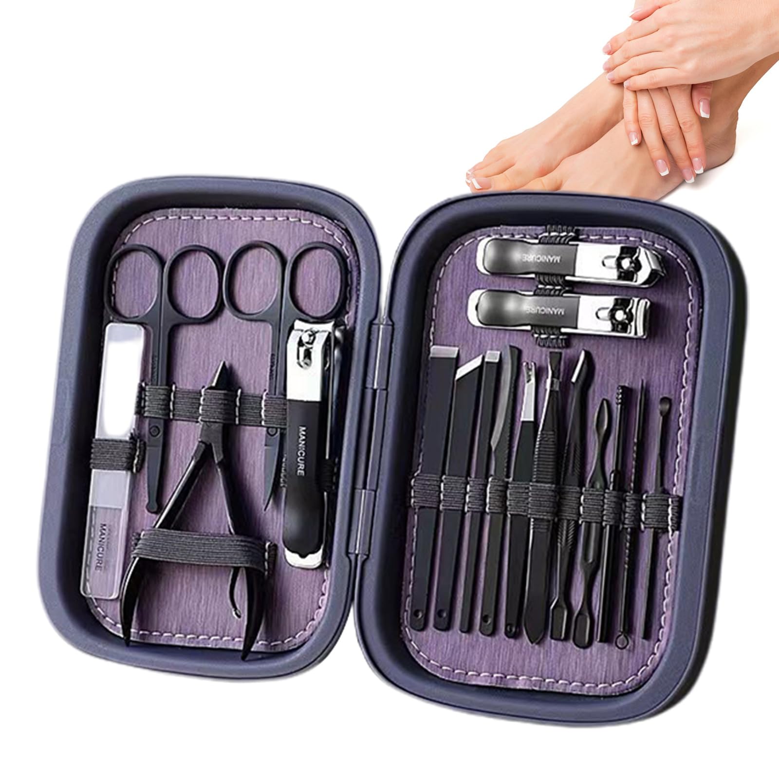 Amazon.co.jp: SAEYZ ネイルケアキット - ステンレス鋼マニキュア爪