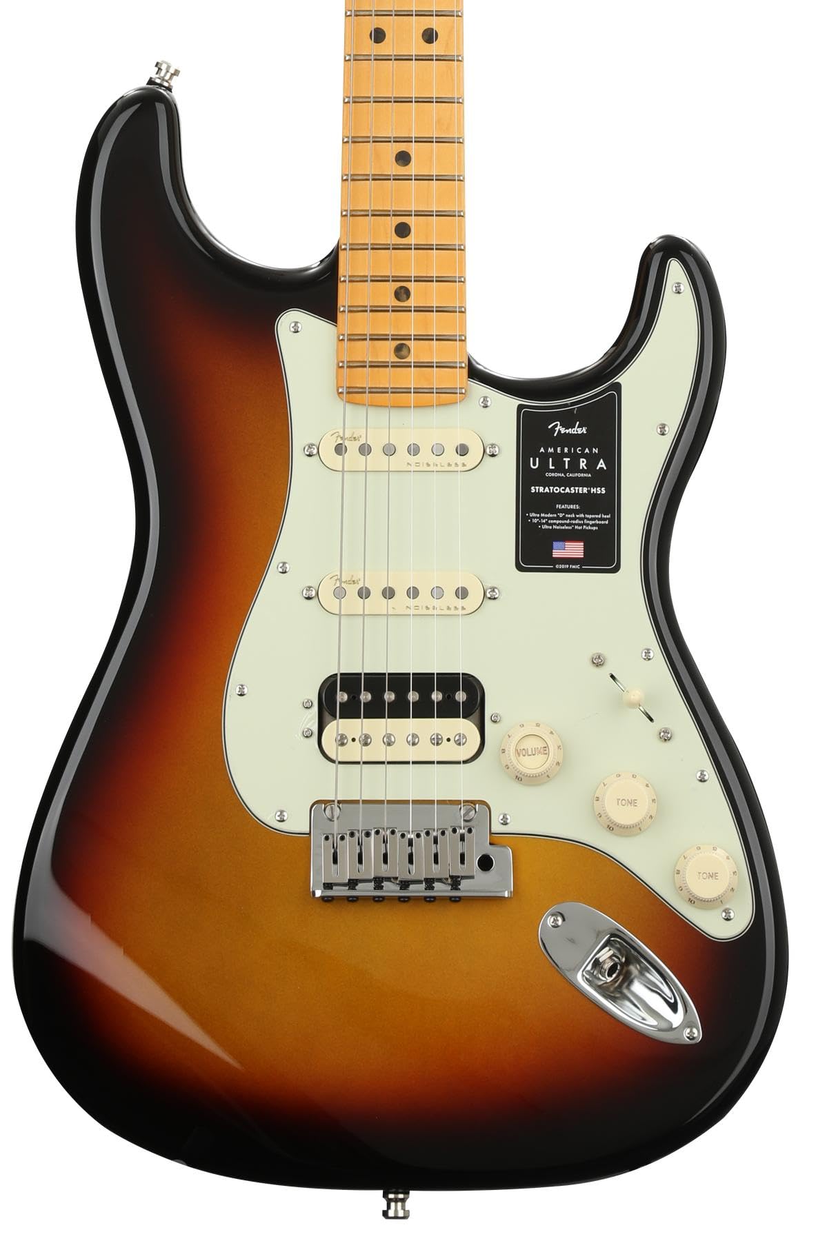 Amazon.com: Fender American Ultra Stratocaster HSS - Ultraburst