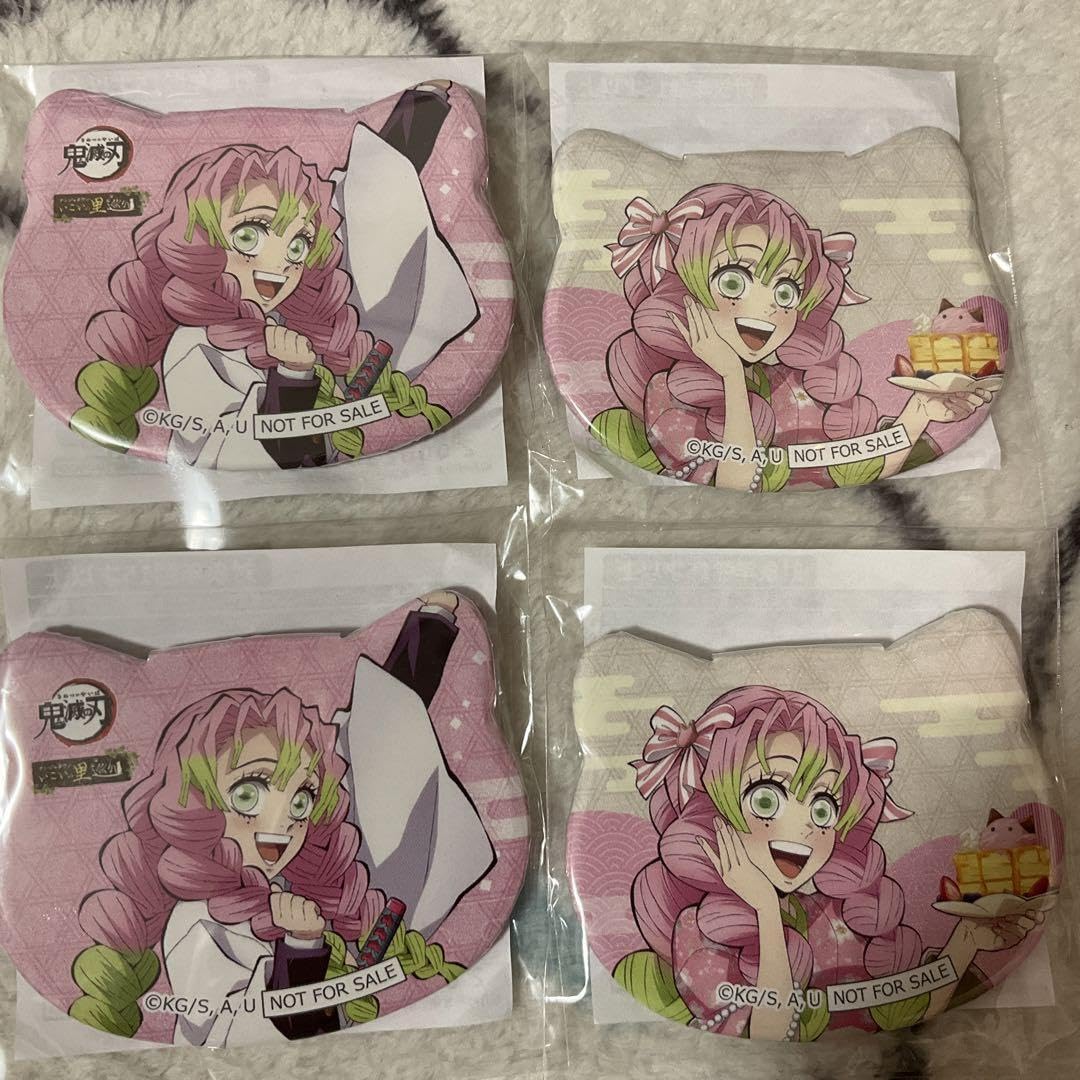 鬼滅の刃 【鬼滅の刃】ナンジャタウン ねこ型缶バッジ 甘露寺蜜