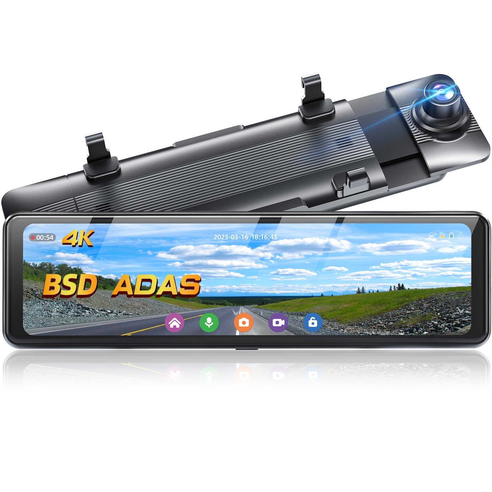 M12A1ミラー型ドライブレコーダー11.26インチ2KWDR右カメラ 購入