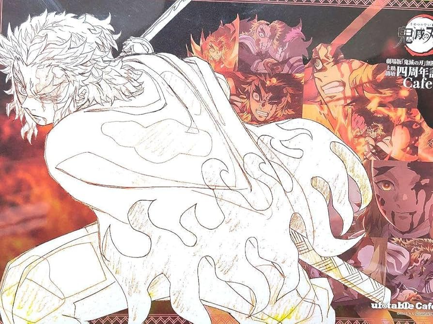 鬼滅の刃 カフェ ダイニング ランチョンマット54枚まとめ売り 童磨