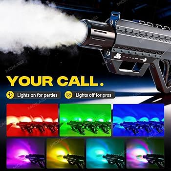 Amazon.com: MOKA SFX Handheld CO2 Cannon with LED Lights Co2 Jet