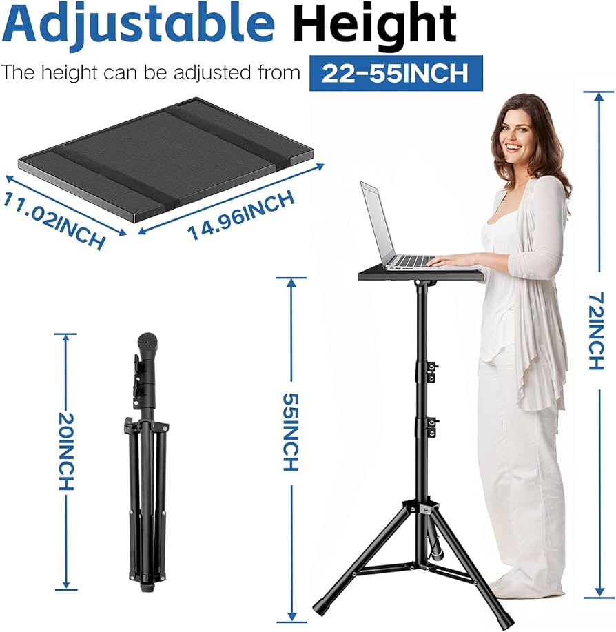 Amazon.com: REHOSEUP Projector Stand, 33LB Load Bearing & 22-55