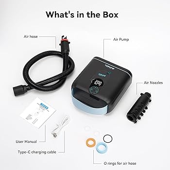 Amazon.com: TOPUMP Paddle Board Electric Pump TPS260-20PSI