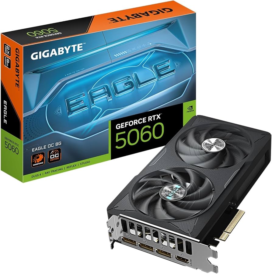 Amazon.com: GIGABYTE GeForce RTX 5060 Eagle OC 8G Graphics Card