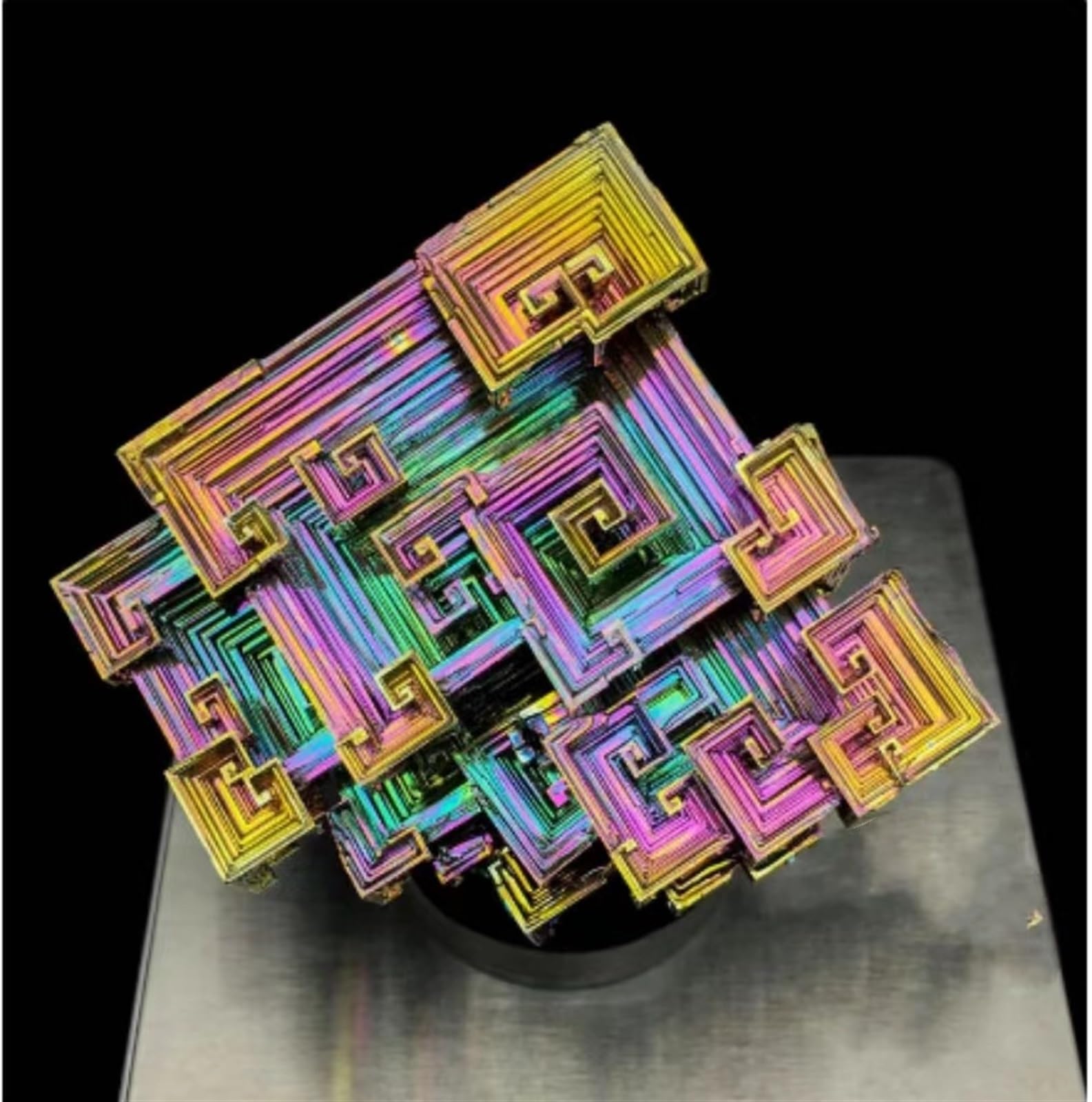 Amazon.co.jp: 高純度ビスマス結晶バイメタルクリスタルレインボー