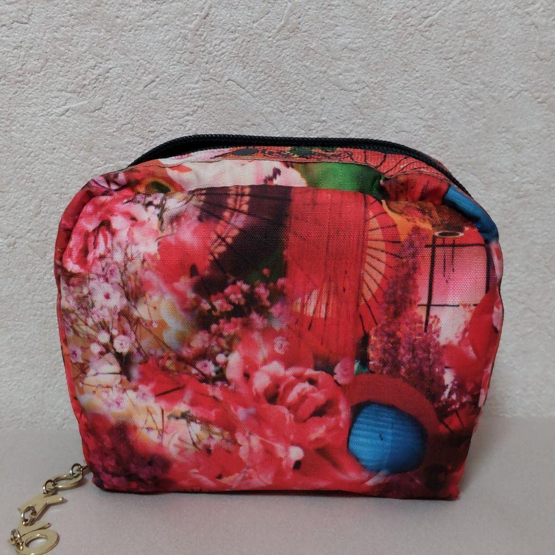 Amazon.co.jp: レスポートサック 蜷川実花 ポーチ コラボ 赤 レッド