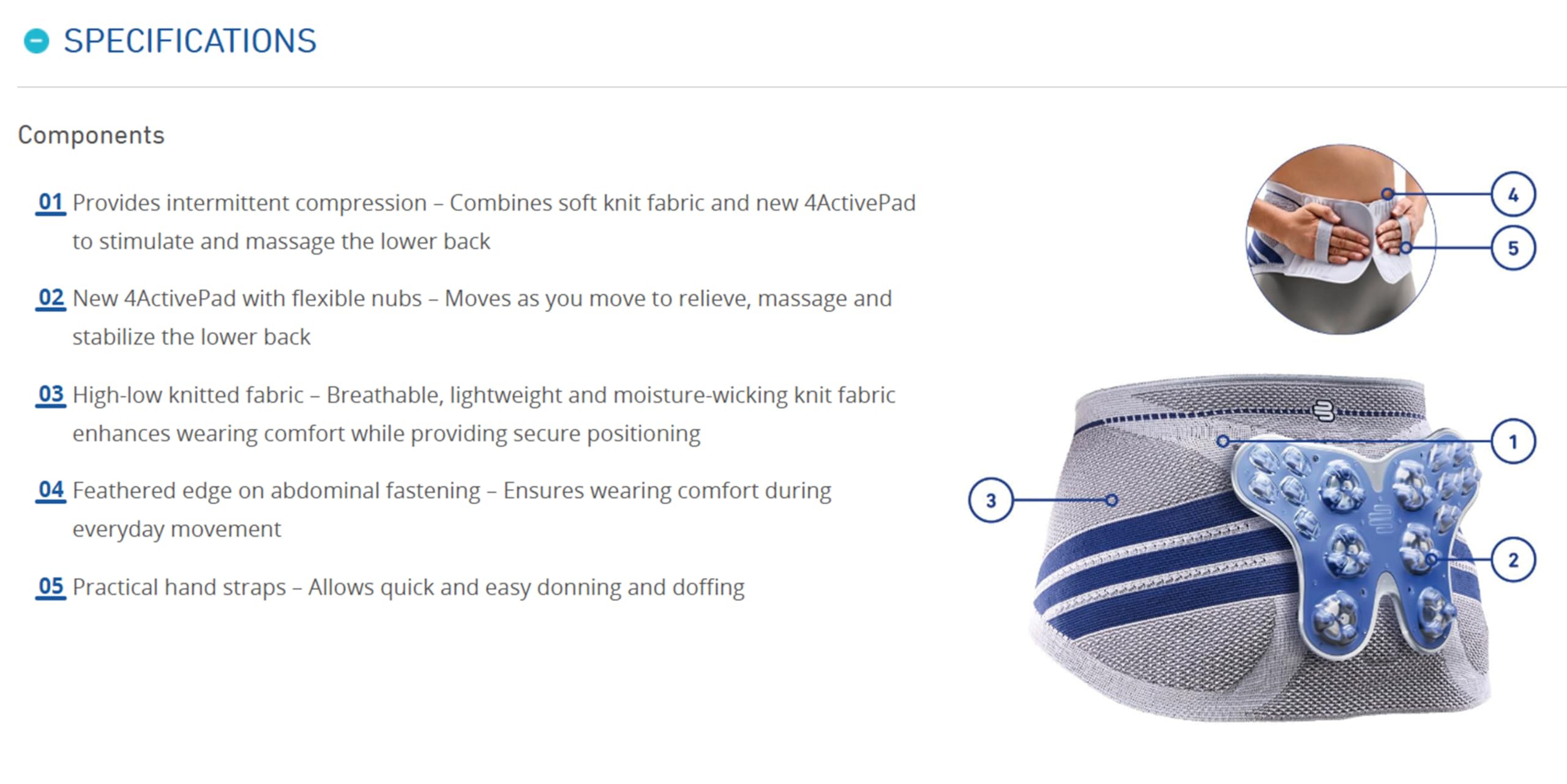 Amazon | [BAUERFEIND] バウアーファインド ルンボTrain ストレート