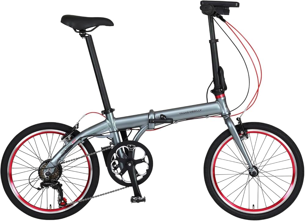 Amazon | TRANS MOBILLY NEXT206 グレー 電動アシスト折りたたみ自転車