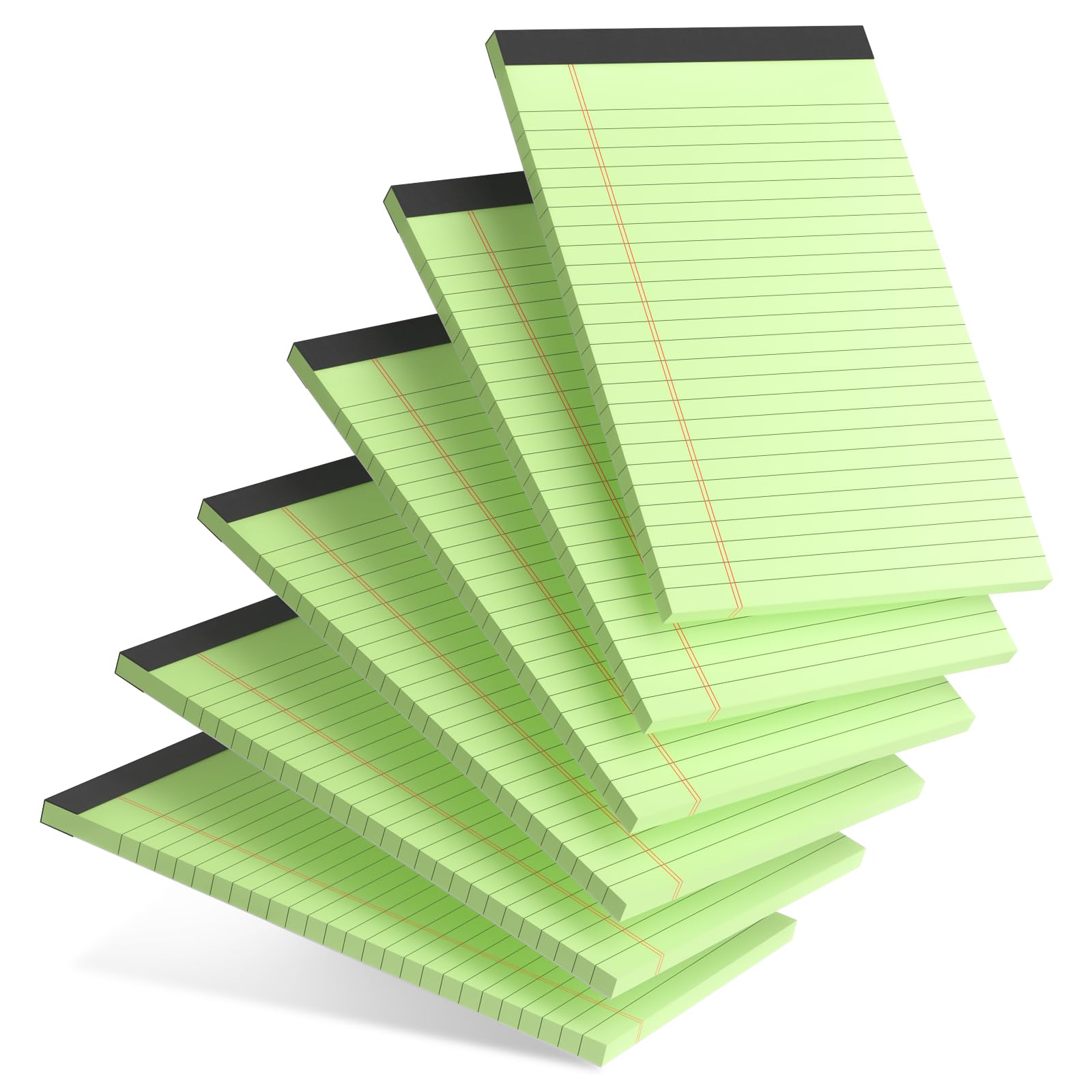 Amazon.co.jp: AILZFEI スモールノートパッド 6個 5x8インチ 大学罫線