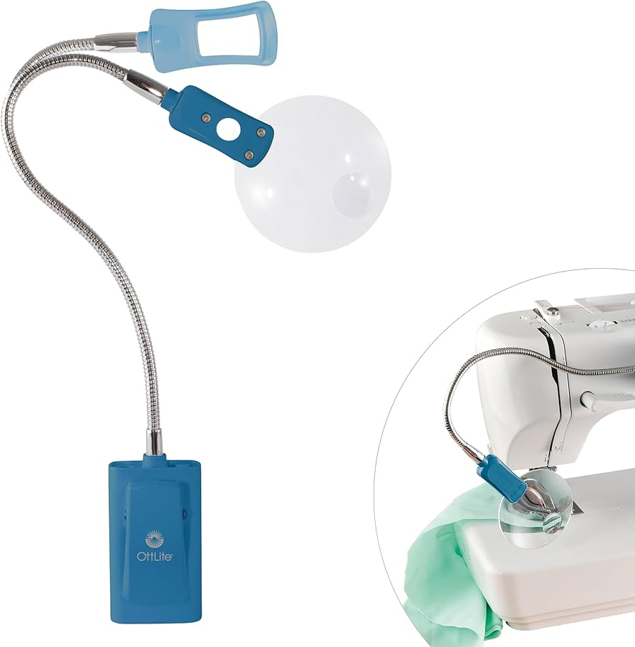 Ottlite LED 2 in 1 Sewing Machine Light | Clip Lamp, Sewing