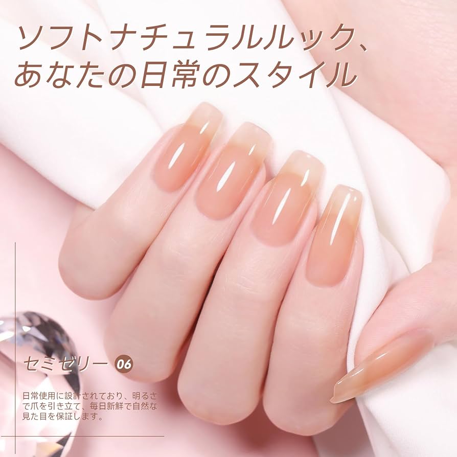 Amazon.co.jp: BORN PRETTY ジェルネイル シアーカラージェル