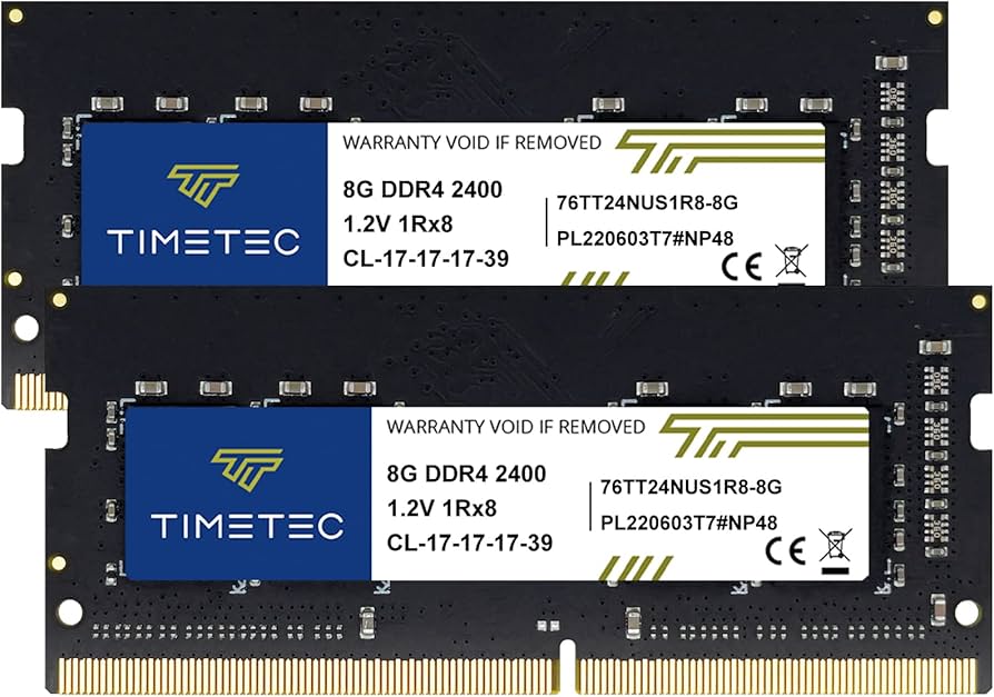 Timetec 16GB KIT(2x8GB) DDR4 2400MHz PC4-19200 Non-ECC Unbuffered