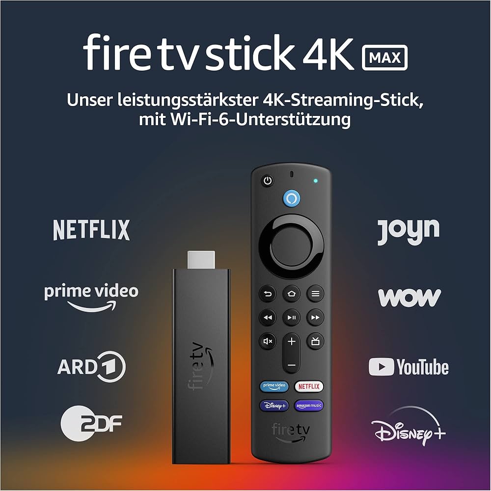 Amazon Fire TV Stick 4K Max | streaming device, Wi-Fi 6, Alexa